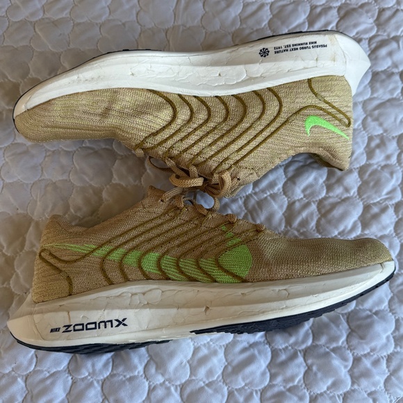 Nike Zoomx Pegasus Turbo Next Nature Runners in Sesame Size 9.5 - Picture 3 of 8